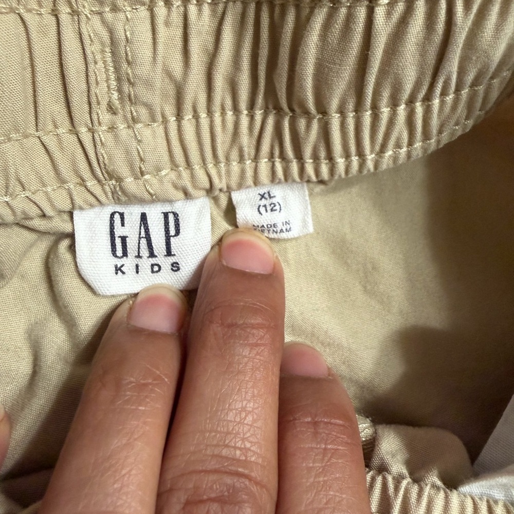 GAP Kids Khaki Elastic Waist Pull-On Pants